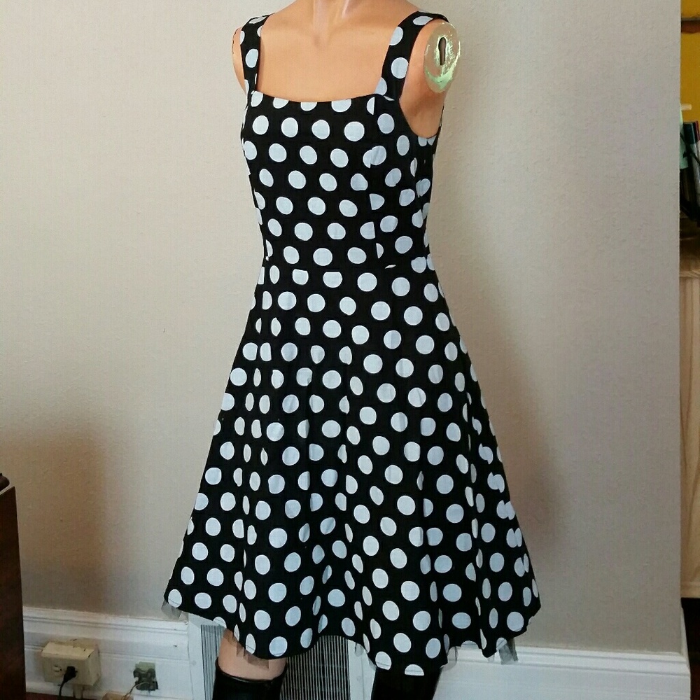 Fun polka-dot Ruby Rox dress