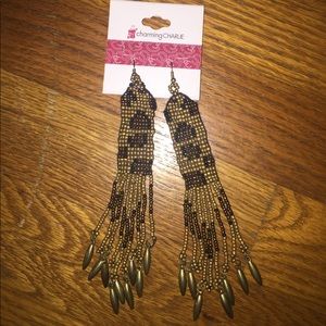 Animal print earrings