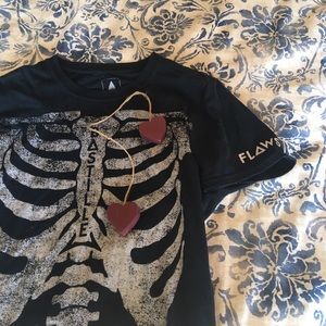 bastille FLAWS skeleton tee
