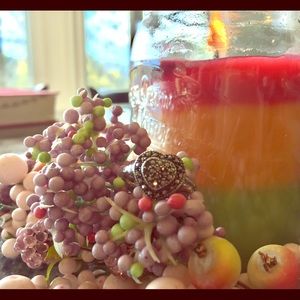 Genuine sterling silver heart shaped ring