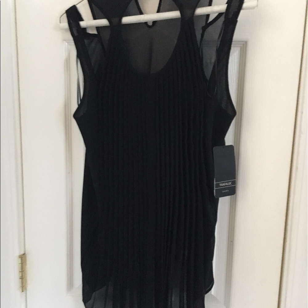 Black polyester top