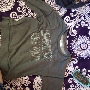Long sleeve/sweatshirt. Worn once. Great condition