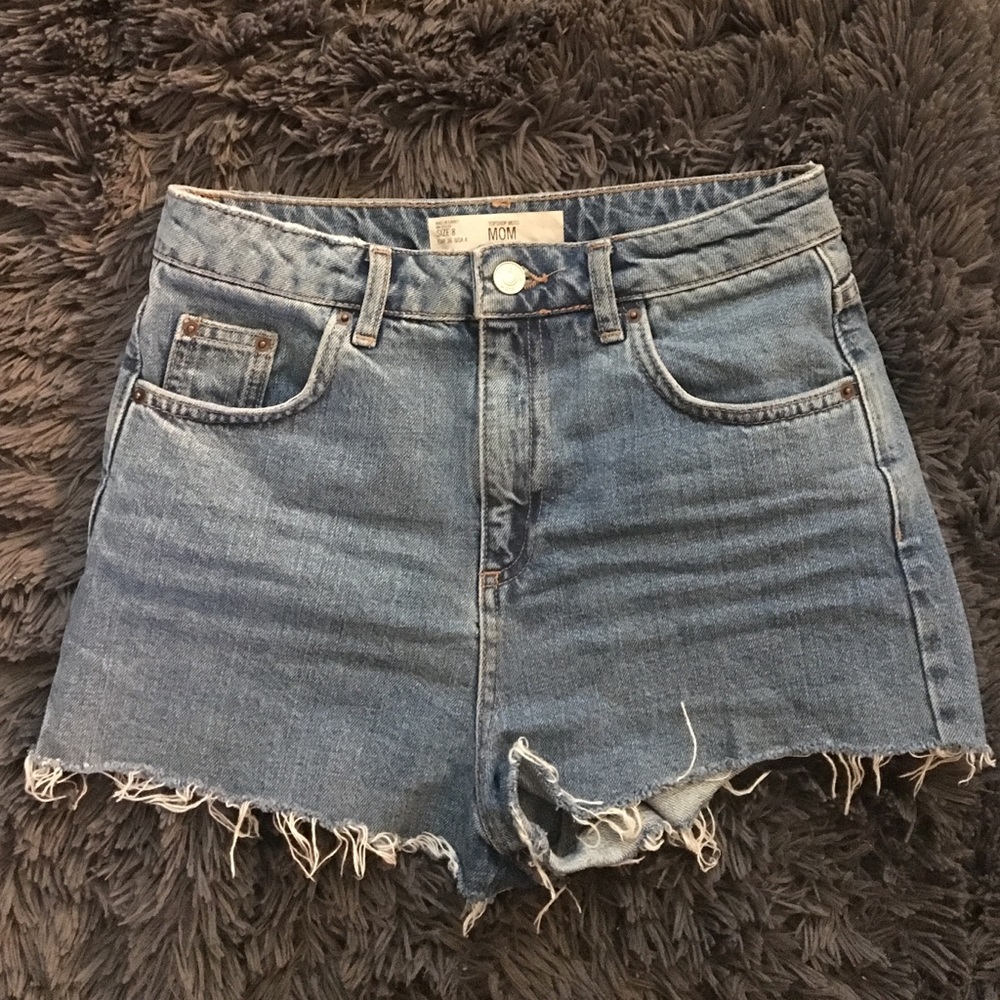 Topshop high waist shorts