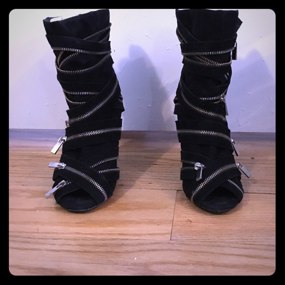 Jeffery Campbell Zipper Boots
