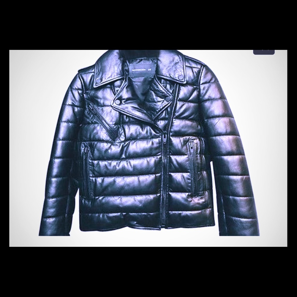 Alexander wang Black leather Biker Jacket