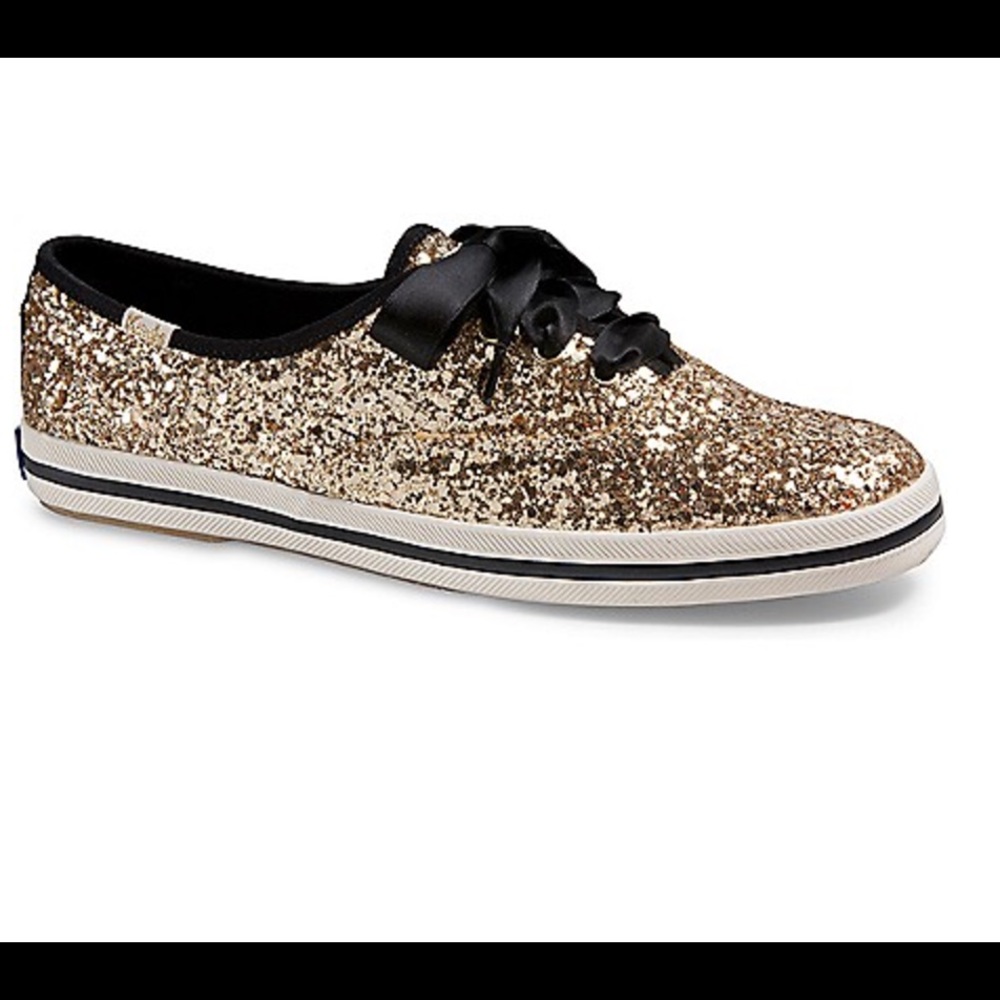 KEDS X kate spade New York Champion Glitter Gold