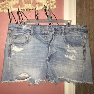 High Waisted Cut Off Shorts