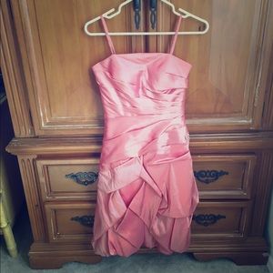 Coral formal dress