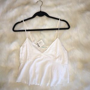 Kimchi Blue White Crop Top NWT