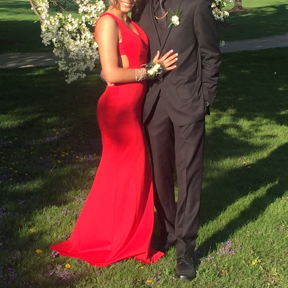 Red prom dress/ evening gown