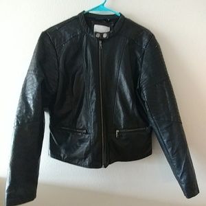 Faux Leather Jacket