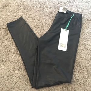 NWT faux leather leggings