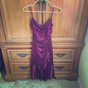 Deep purple formal dress