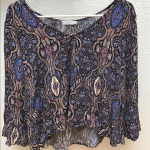 Lush Purple Paisley Long Sleeve