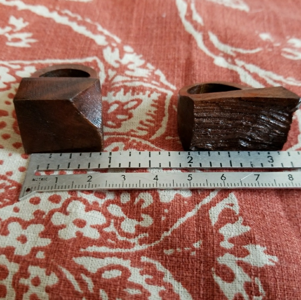 Handmade Wooden Rings - Picture 2 of 2