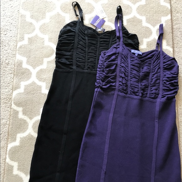 🔴SOLD! NWT SLIMMING VIVIENNE TAM KNIT DRESS Sz M - Picture 2 of 7