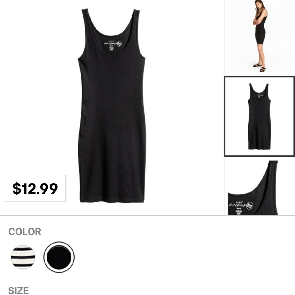 Black basic dress