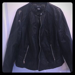 Kenneth Cole Faux Leather Jacket