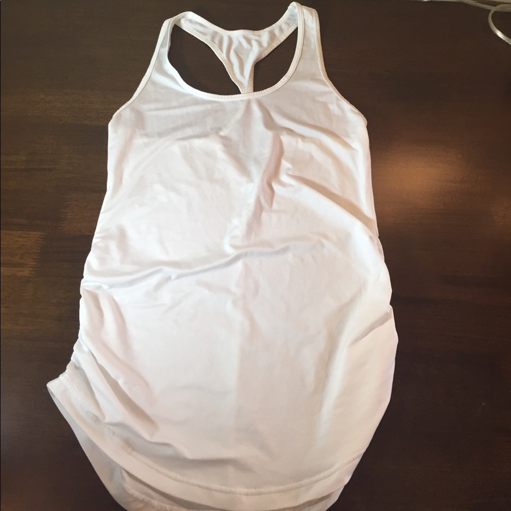 New Balance white tank top