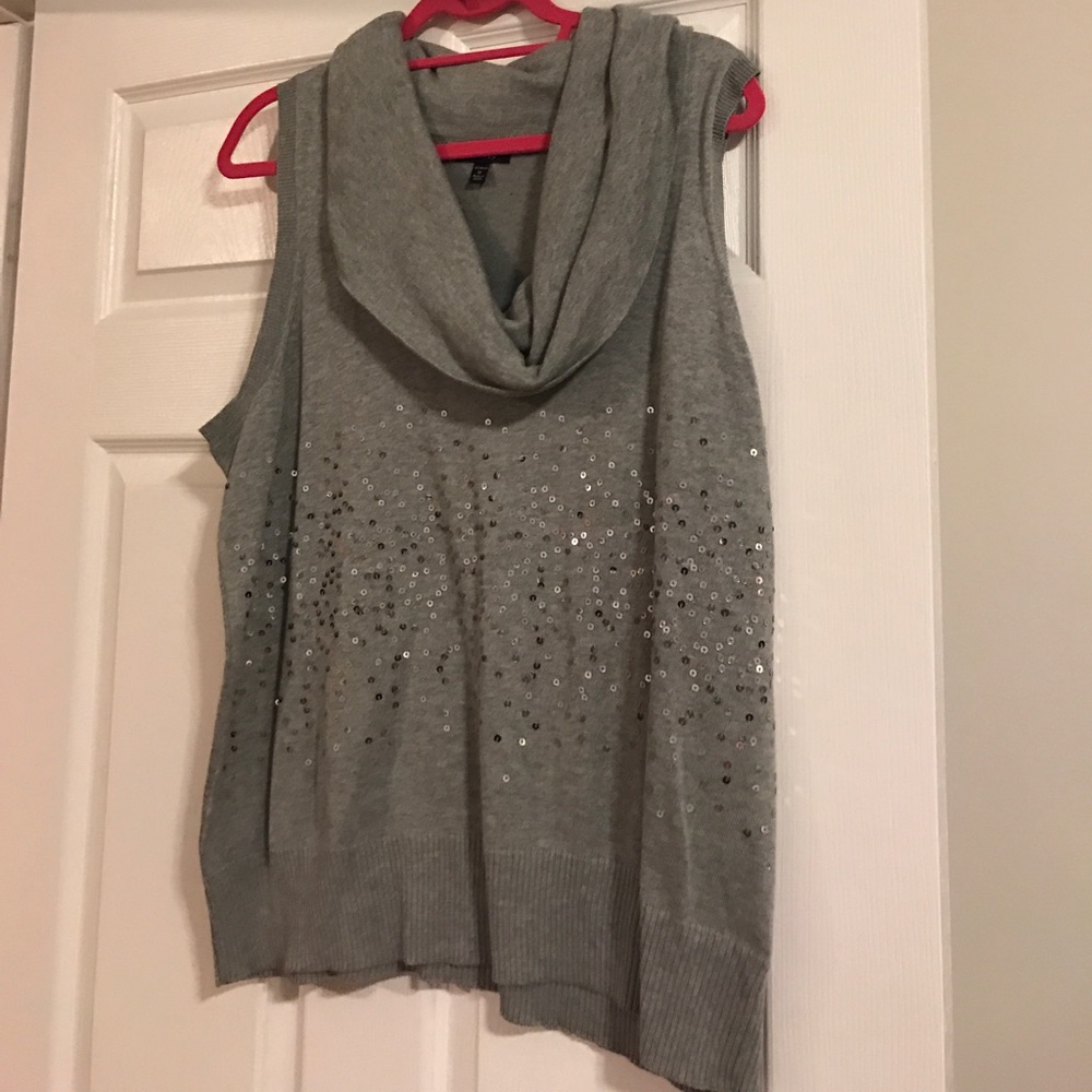 Sparkle sweater vest