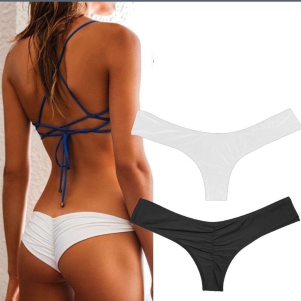 ***SALE**** White Brazilian Bikini Bottoms