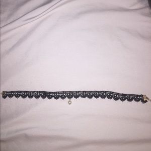 black lace choker