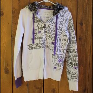 FOX hooded white jacket