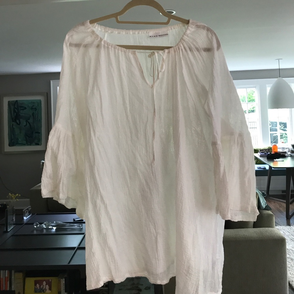Gauze white, summery top