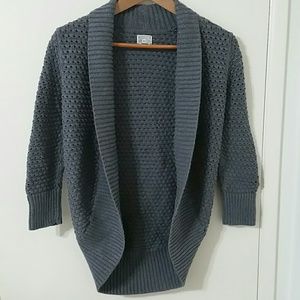 Converse gray shrug open cardigan