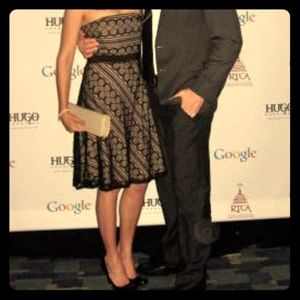 LOFT Strapless Lace Dress