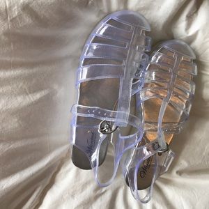 clear platform jellies