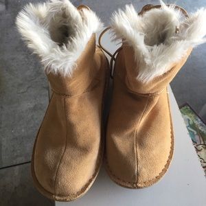 Sorel Suede Winter Boots with Fur