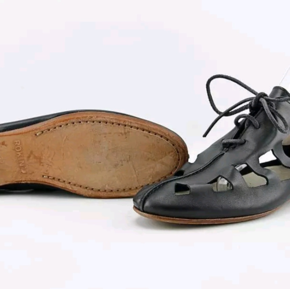 Rokin Soft Women US 9 Black Fisherman Sandal