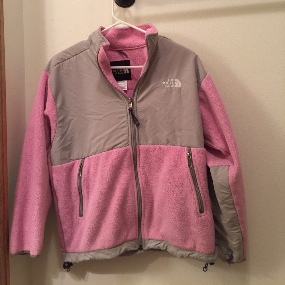 Children's pink North Face Zip up Jacket