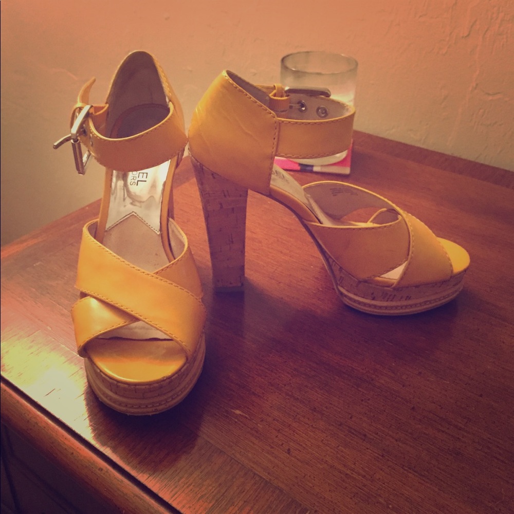 Michael Kors Yellow Heels