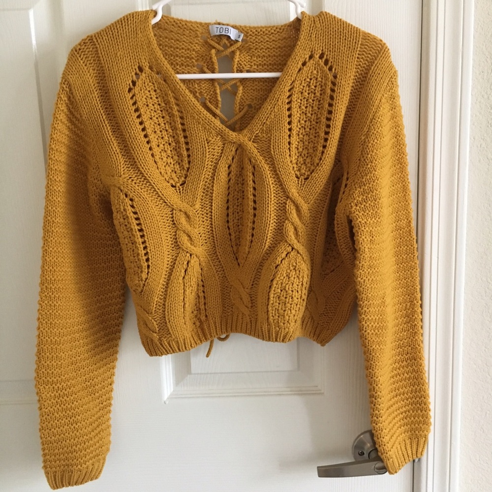 cropped sweater