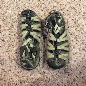 Women's green Keen waterproof shoes