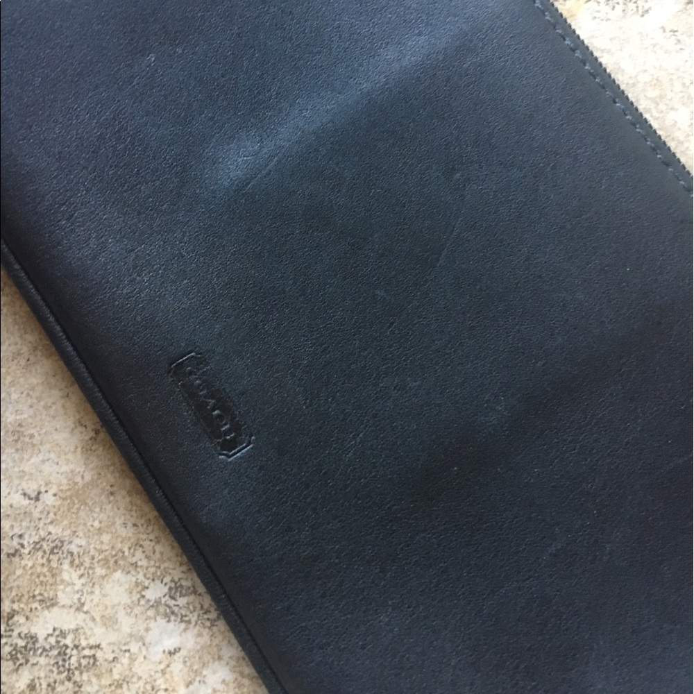 Coach leather pouch