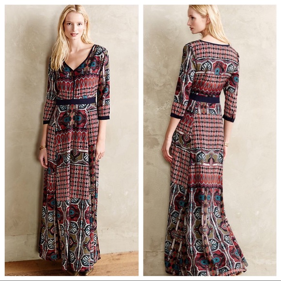 Anthropologie Dresses & Skirts - SOLD Anthropologie Chloe Oliver Patchwork Maxi