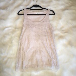 Lace Overlay Tank