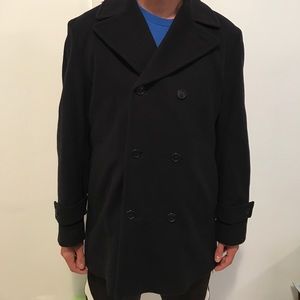 Men's Hugo Boss Cashmere Wool Peacoat