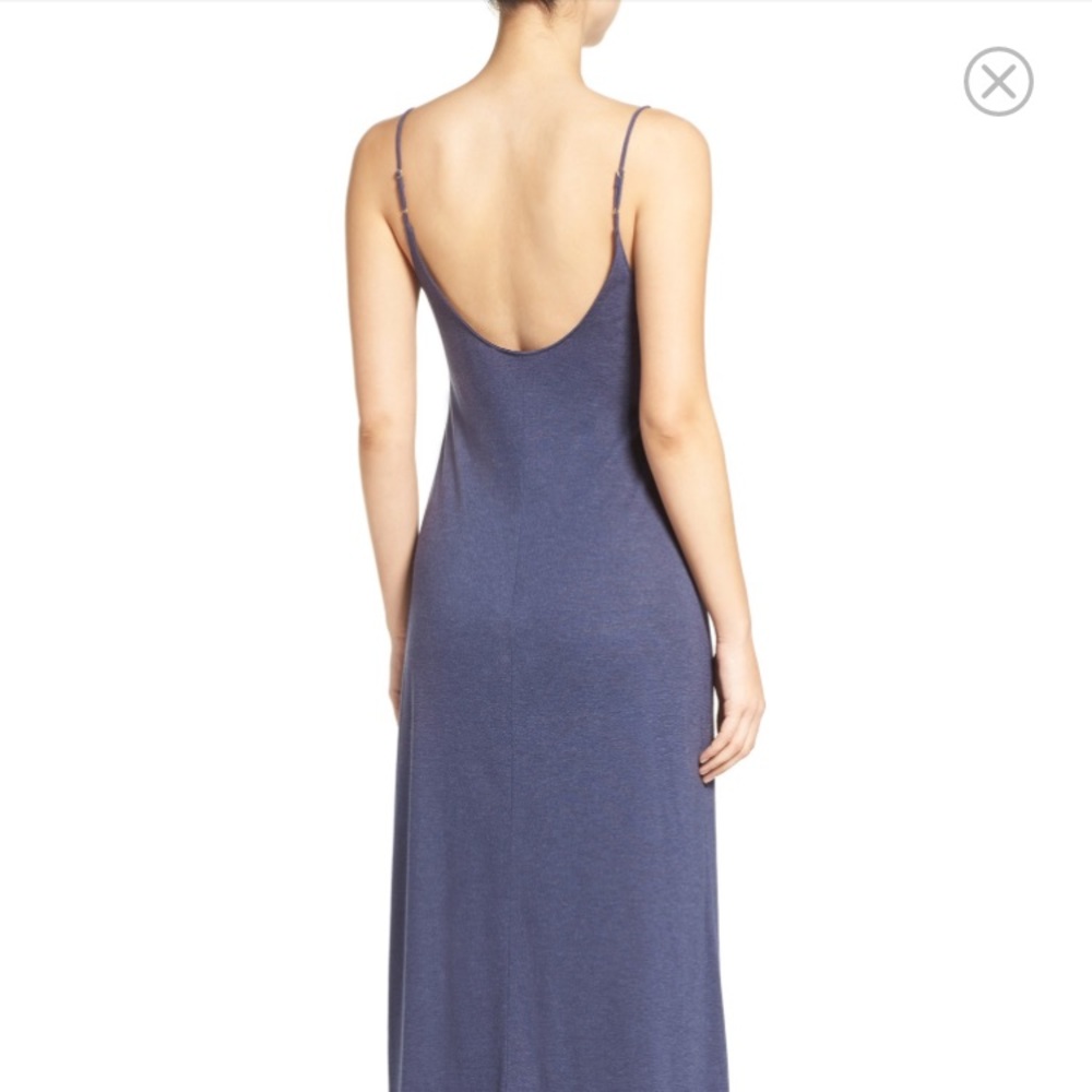 Natori strappy blue dress