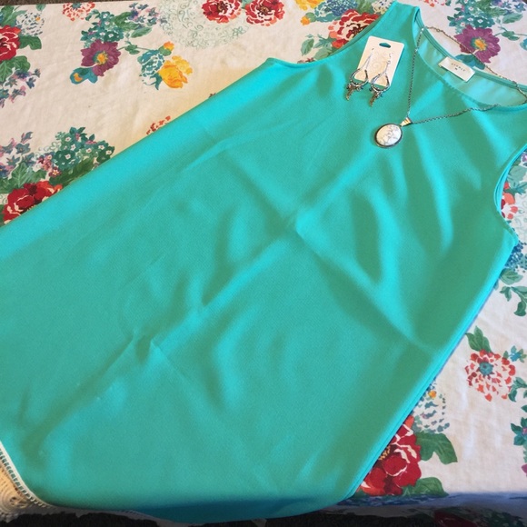 🇺🇸❤️Sale❤️🇺🇸. Turquoise Dress - Picture 2 of 6