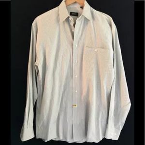 Hugo Boss Men's White Dress Shirt, 15 14 35 Hugo Boss Men's White Dress Shirt, 15 14 35