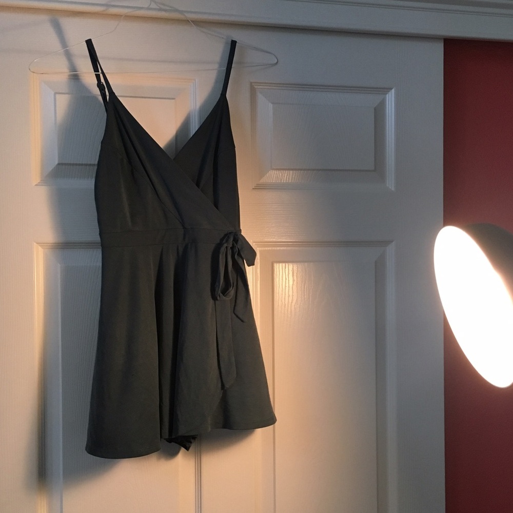 Kimichi Blue Skorted Wrap Romper
