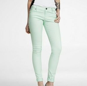 NWT Express Stella Colored Brushed Sateen Legging