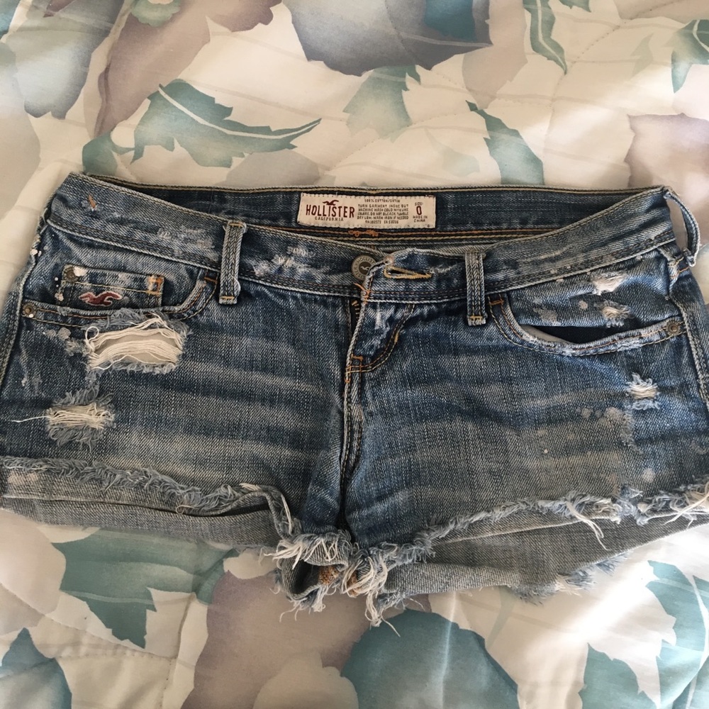 Hollister Dark Denim Jeans Shorts