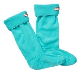 Tall Tiffany Blue Hunter Boot Socks