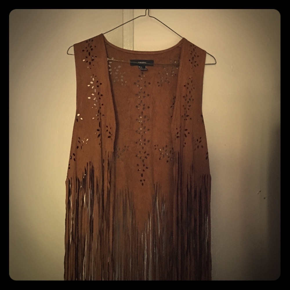 Suede tribe vest
