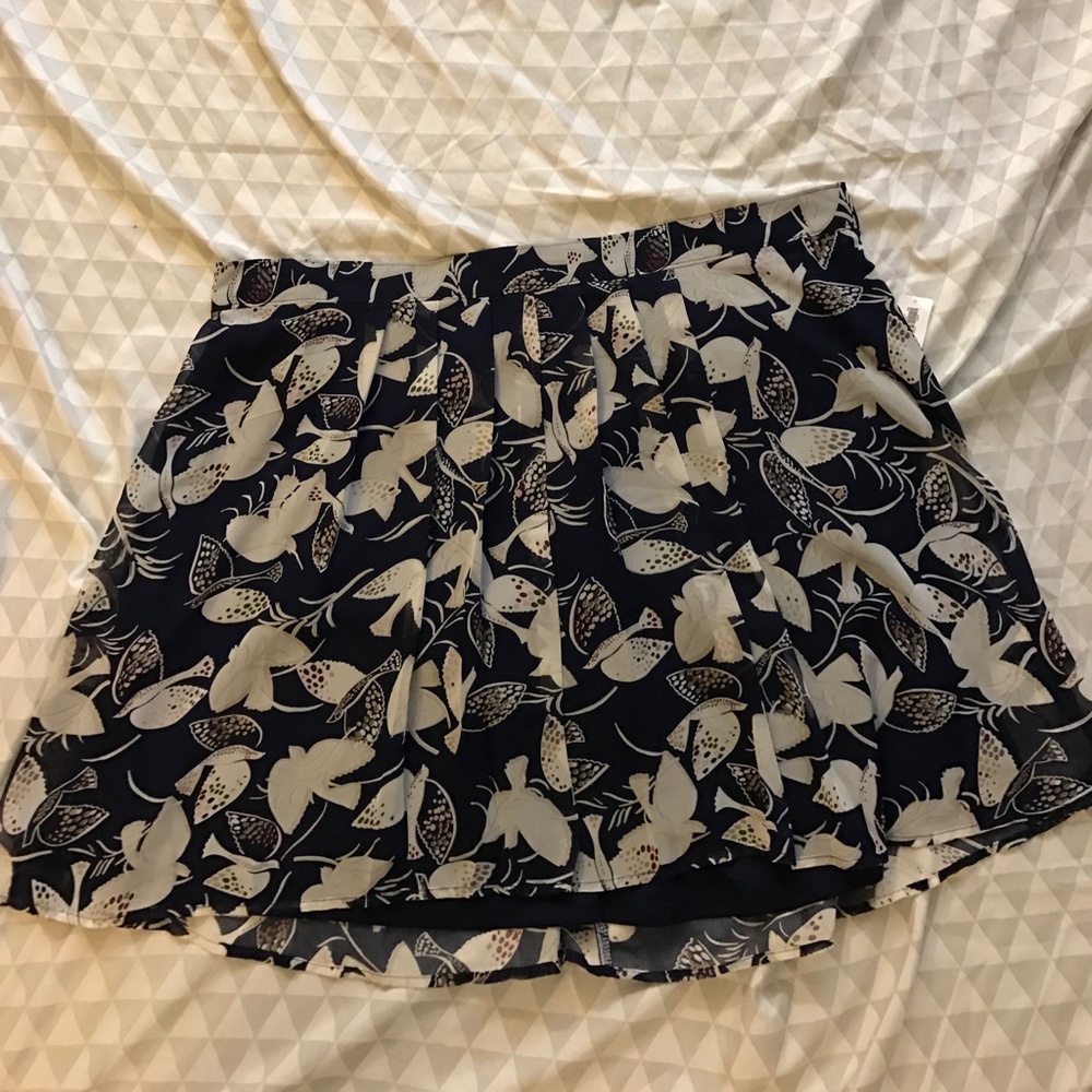Old Navy Bird Pleated Skirt New with Tag! Size XL